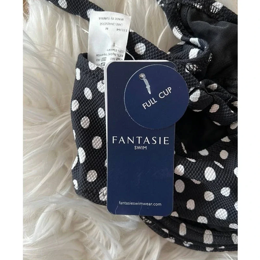 NWT Fantasie Santa Monica Gather Full Cup Bikini Top US 38D - Picture 6 of 7